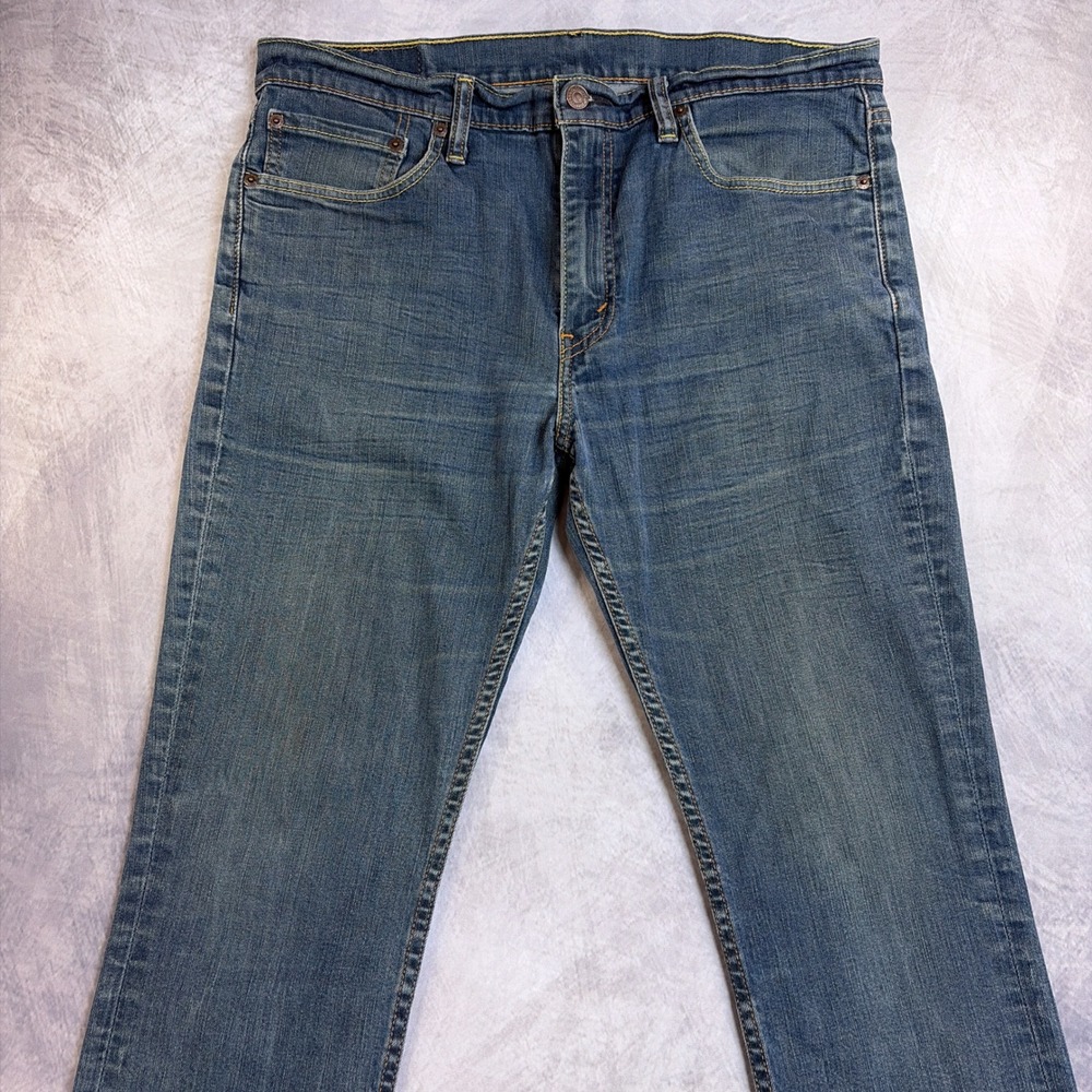 Levis 511 Slim Fit Mens Jeans Medium Wash Blue Denim 36x32